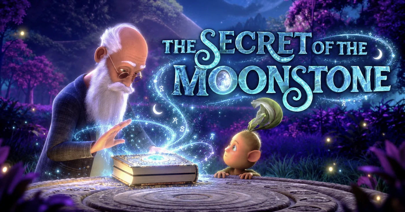 The Secret of the Moonstone key art